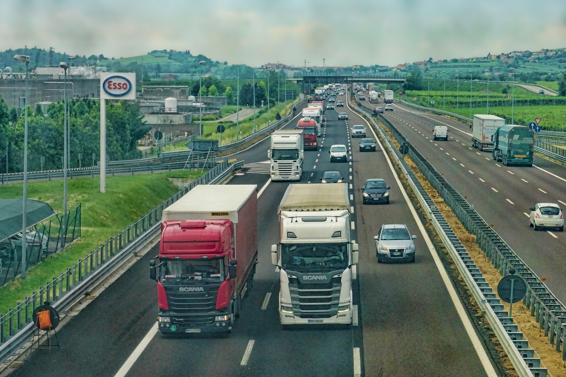 UK highway traffic