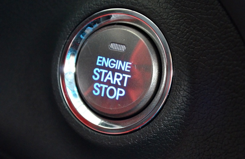 Start stop engine button
